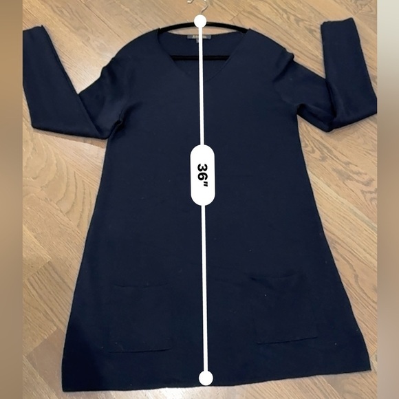 Brooks Brothers Extra Fine Italian sweater Dress L nautical professional preppy - Picture 7 of 8